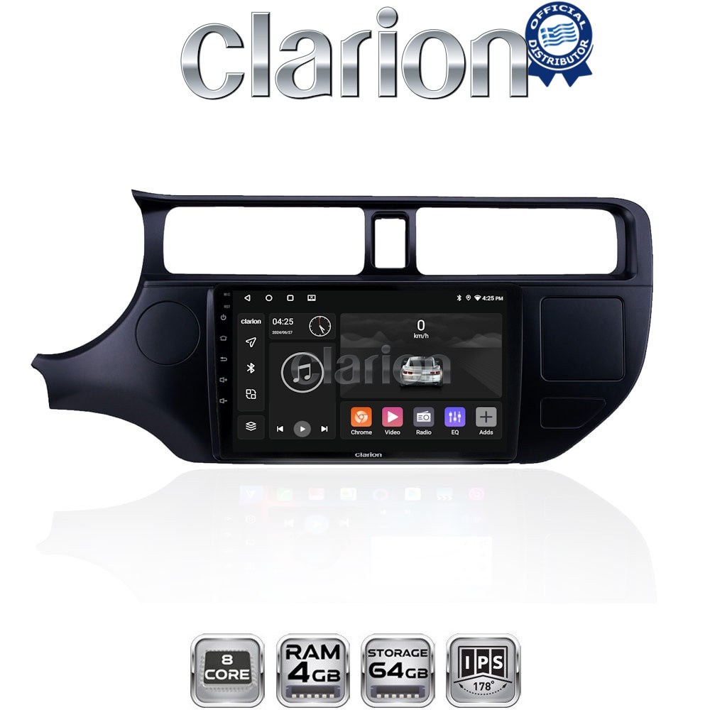 CLARION GL52124 Οθόνη OEM Multimedia Αυτοκινήτου για KIA RIO 2015 > (CarPlay/AndroidAuto/BT/GPS/WIFI/GPRS)