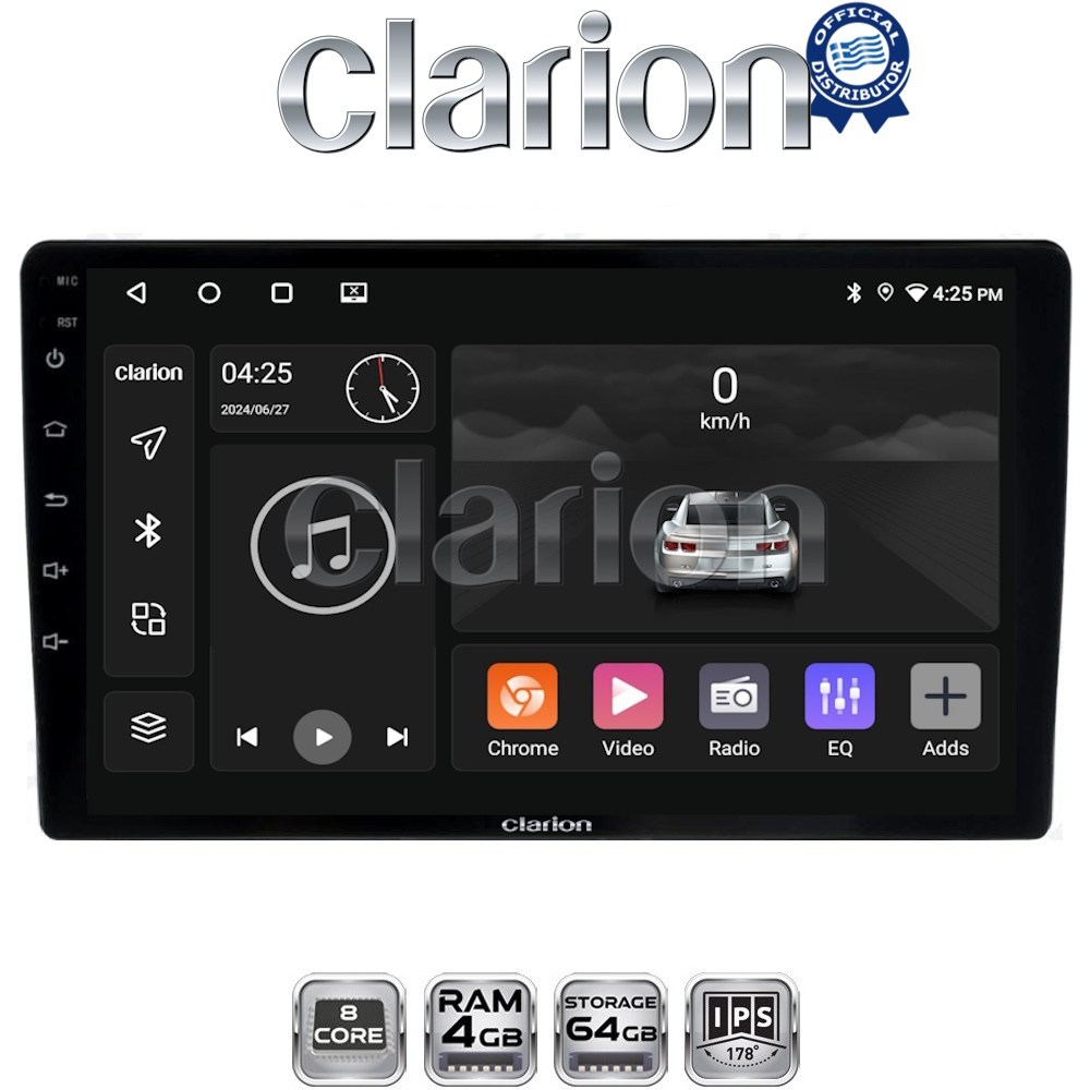 CLARION GL52157 Οθόνη OEM Multimedia Αυτοκινήτου για DACIA DUSTER 2013>2019  (CarPlay/AndroidAuto/BT/GPS/WIFI/GPRS)