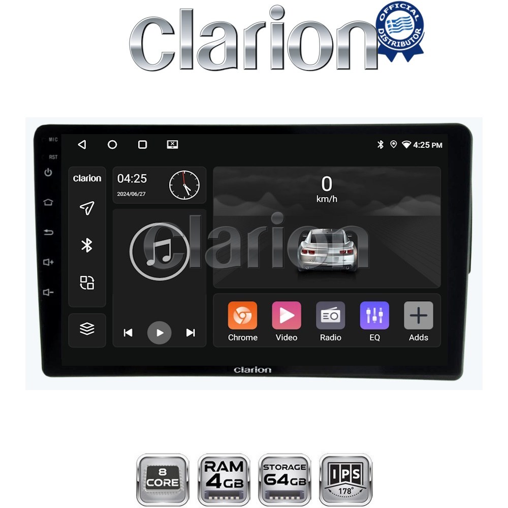 CLARION GL52171S Οθόνη OEM Multimedia Αυτοκινήτου για Mercedes C class (W203) 1999-2004 (CarPlay/AndroidAuto/BT/GPS/WIFI/GPRS)