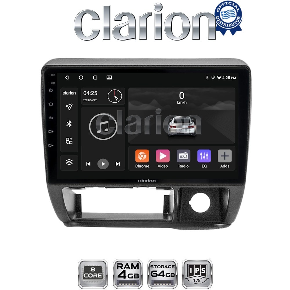 CLARION GL52185 Οθόνη OEM Multimedia Αυτοκινήτου για Suzuki Jimny 1998 > 2005 (CarPlay/AndroidAuto/BT/GPS/WIFI/GPRS)