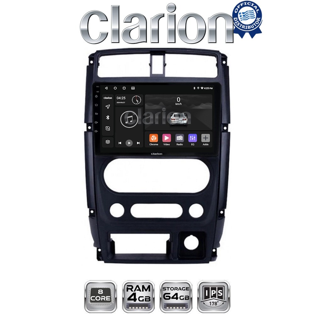 CLARION GL52186 Οθόνη OEM Multimedia Αυτοκινήτου για SUZUKI JIMNY 2007 > 2018   (CarPlay/AndroidAuto/BT/GPS/WIFI/GPRS)