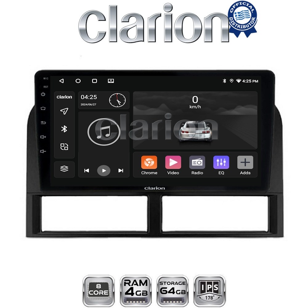 CLARION GL52201 Οθόνη OEM Multimedia Αυτοκινήτου για Jeep Gran Cherokee 1999 > 2004 (CarPlay/AndroidAuto/BT/GPS/WIFI/GPRS)