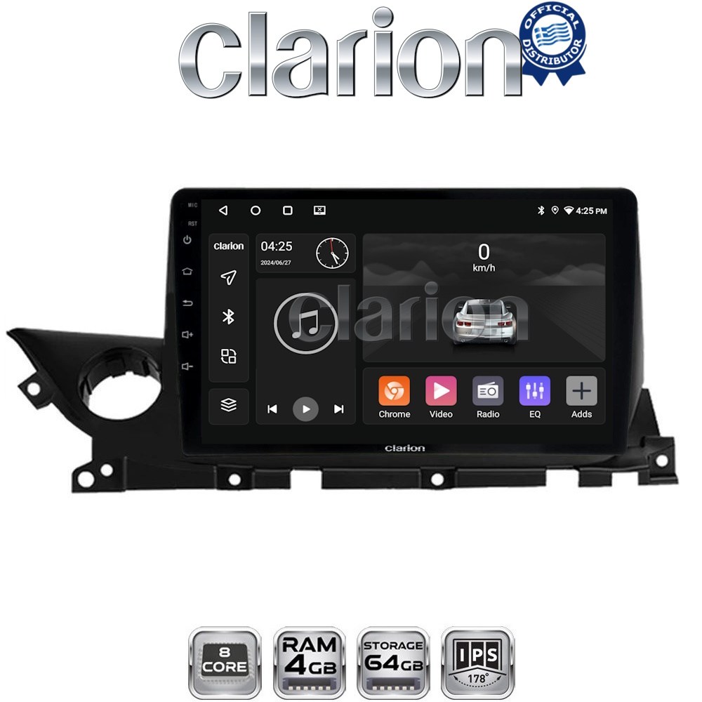 CLARION GL52223 Οθόνη OEM Multimedia Αυτοκινήτου για Mazda 6 2021> (CarPlay/AndroidAuto/BT/GPS/WIFI/GPRS)