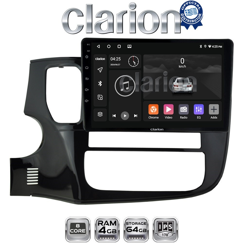 CLARION GL52231 Οθόνη OEM Multimedia Αυτοκινήτου για MITSUBISHI OUTLANDER  2013> (CarPlay/AndroidAuto/BT/GPS/WIFI/GPRS)