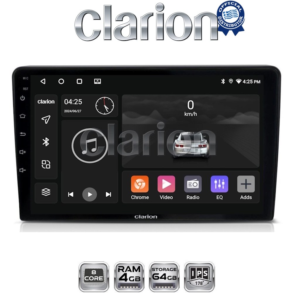 CLARION GL52256 Οθόνη OEM Multimedia Αυτοκινήτου για Mazda 2 2002 > 2007 (CarPlay/AndroidAuto/BT/GPS/WIFI/GPRS)