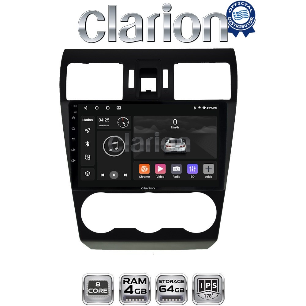 CLARION GL52262 Οθόνη OEM Multimedia Αυτοκινήτου για SUBARU IMPREZA-FORESTER 2013> (CarPlay/AndroidAuto/BT/GPS/WIFI/GPRS)