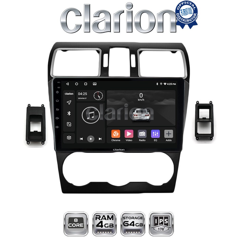 CLARION GL52262B Οθόνη OEM Multimedia Αυτοκινήτου για Subaru Impreza - Forester 2013 > (CarPlay/AndroidAuto/BT/GPS/WIFI/GPRS)