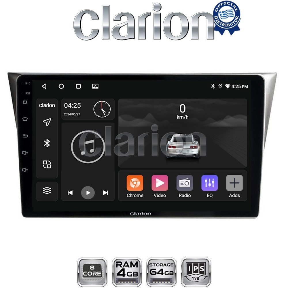 CLARION GL52271 Οθόνη OEM Multimedia Αυτοκινήτου για Subaru Impreza 2000 > 2007 (CarPlay/AndroidAuto/BT/GPS/WIFI/GPRS)