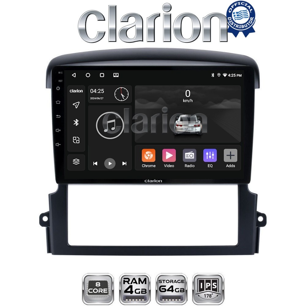 CLARION GL52303 Οθόνη OEM Multimedia Αυτοκινήτου για Kia Sorento 2006 > 2009 (CarPlay/AndroidAuto/BT/GPS/WIFI/GPRS)