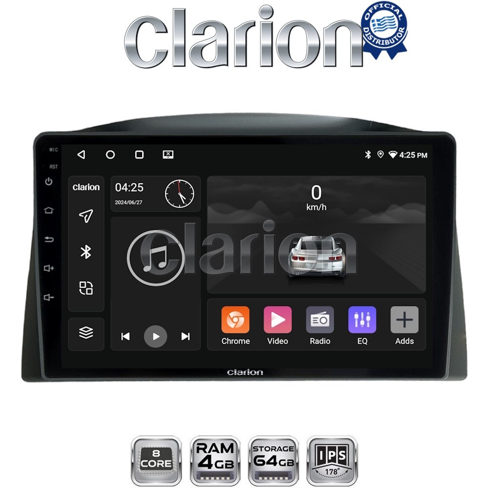 CLARION GL52308 Οθόνη OEM Multimedia Αυτοκινήτου για Grand Cherokee 2005-2011 (CarPlay/AndroidAuto/BT/GPS/WIFI/GPRS)