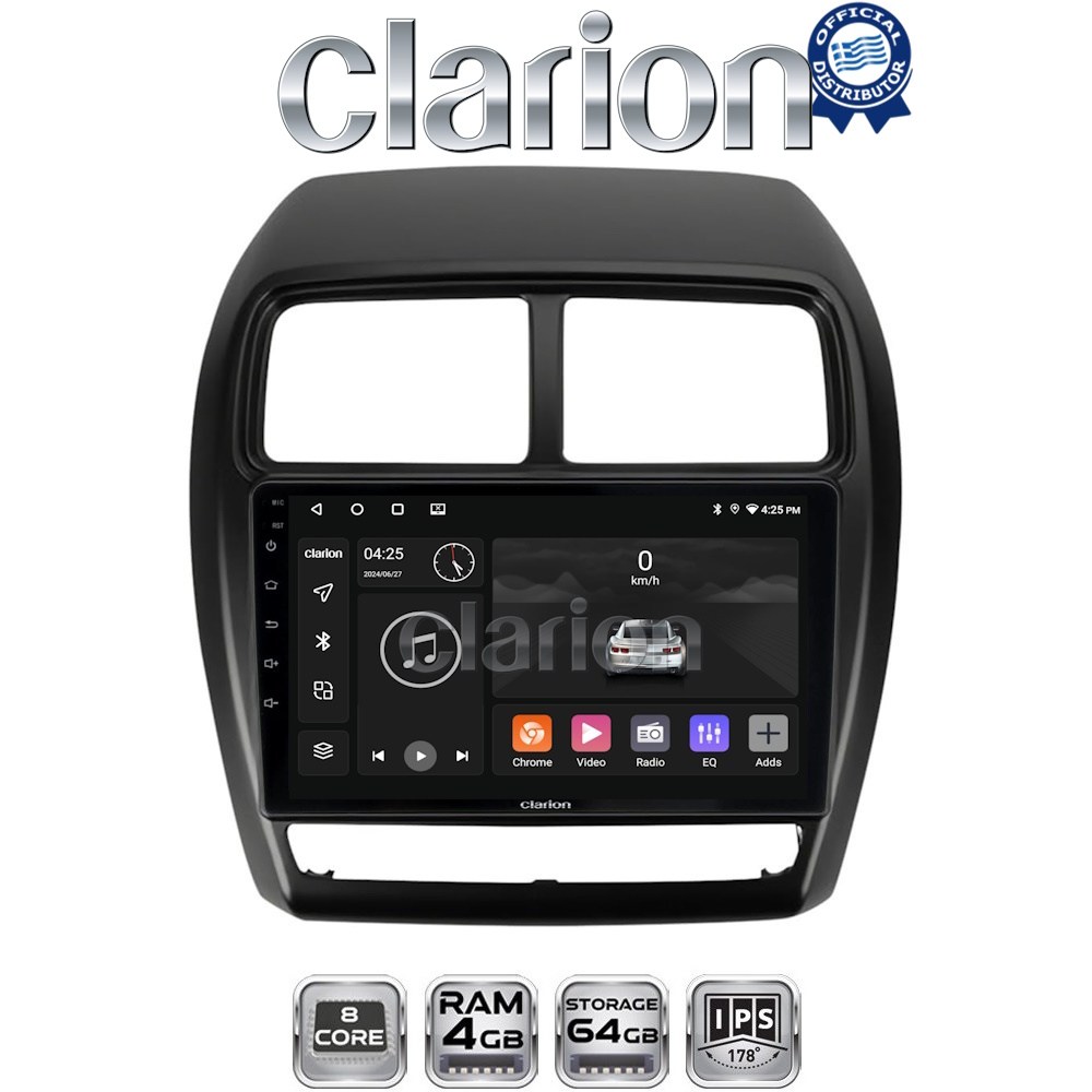 CLARION GL52318 Οθόνη OEM Multimedia Αυτοκινήτου για Mitsubishi ASX 2020 > 2023 (CarPlay/AndroidAuto/BT/GPS/WIFI/GPRS)