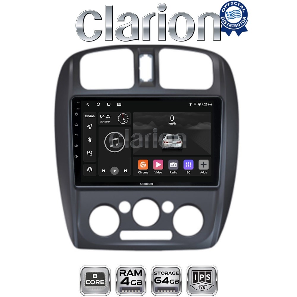 CLARION GL52325 Οθόνη OEM Multimedia Αυτοκινήτου για MAZDA 323 1999>2004 (CarPlay/AndroidAuto/BT/GPS/WIFI/GPRS)