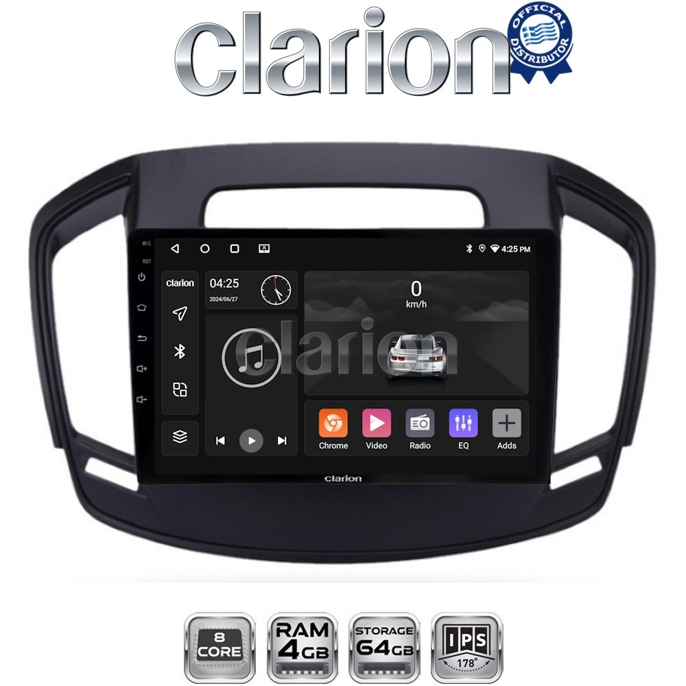 CLARION GL52338 Οθόνη OEM Multimedia Αυτοκινήτου για OPEL INSIGNIA  2014> (CarPlay/AndroidAuto/BT/GPS/WIFI/GPRS)