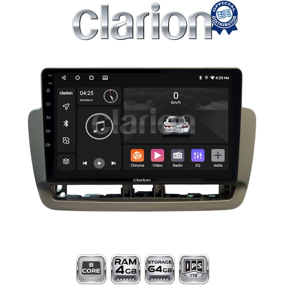 CLARION GL52346 Οθόνη OEM Multimedia Αυτοκινήτου για Seat Ibiza 2012 > 2015 (CarPlay/AndroidAuto/BT/GPS/WIFI/GPRS)