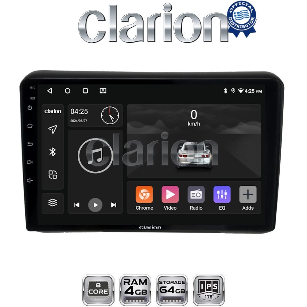 CLARION GL52421 Οθόνη OEM Multimedia Αυτοκινήτου για HONDA HRV 2015> (CarPlay/AndroidAuto/BT/GPS/WIFI/GPRS)