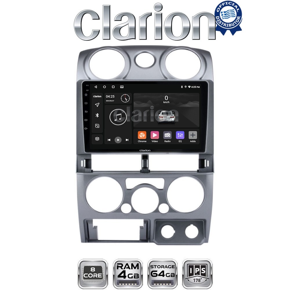 CLARION GL52425 Οθόνη OEM Multimedia Αυτοκινήτου για Isuzu D-Max 2008 > 2012 (CarPlay/AndroidAuto/BT/GPS/WIFI/GPRS)