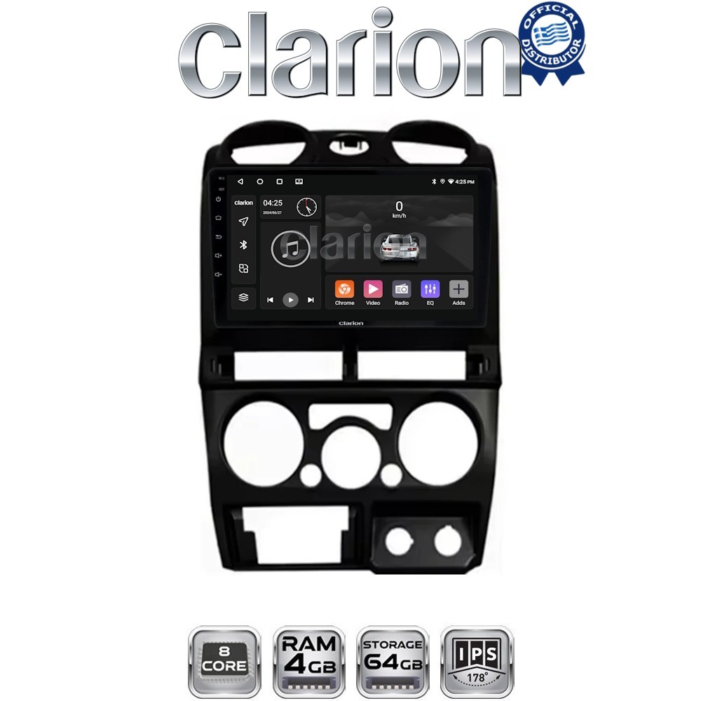 CLARION GL52425B Οθόνη OEM Multimedia Αυτοκινήτου για Isuzu D-Max 2008 > 2012 (CarPlay/AndroidAuto/BT/GPS/WIFI/GPRS)
