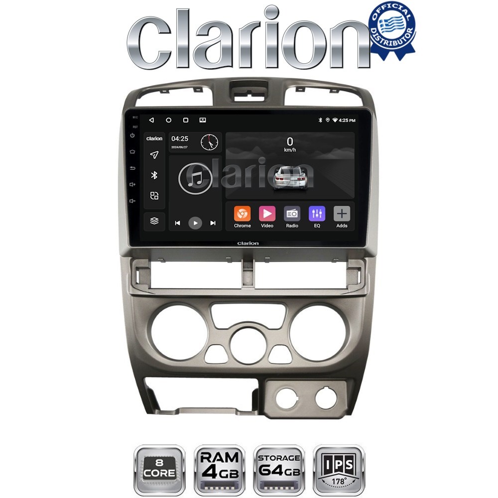 CLARION GL52426 Οθόνη OEM Multimedia Αυτοκινήτου για Isuzu D-Max 2002 > 2007 (CarPlay/AndroidAuto/BT/GPS/WIFI/GPRS)