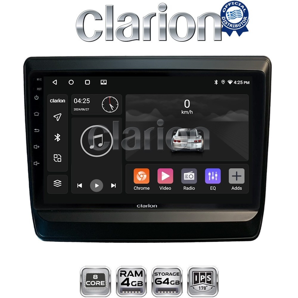 CLARION GL52431 Οθόνη OEM Multimedia Αυτοκινήτου για Isuzu DMAX 2021> (CarPlay/AndroidAuto/BT/GPS/WIFI/GPRS)