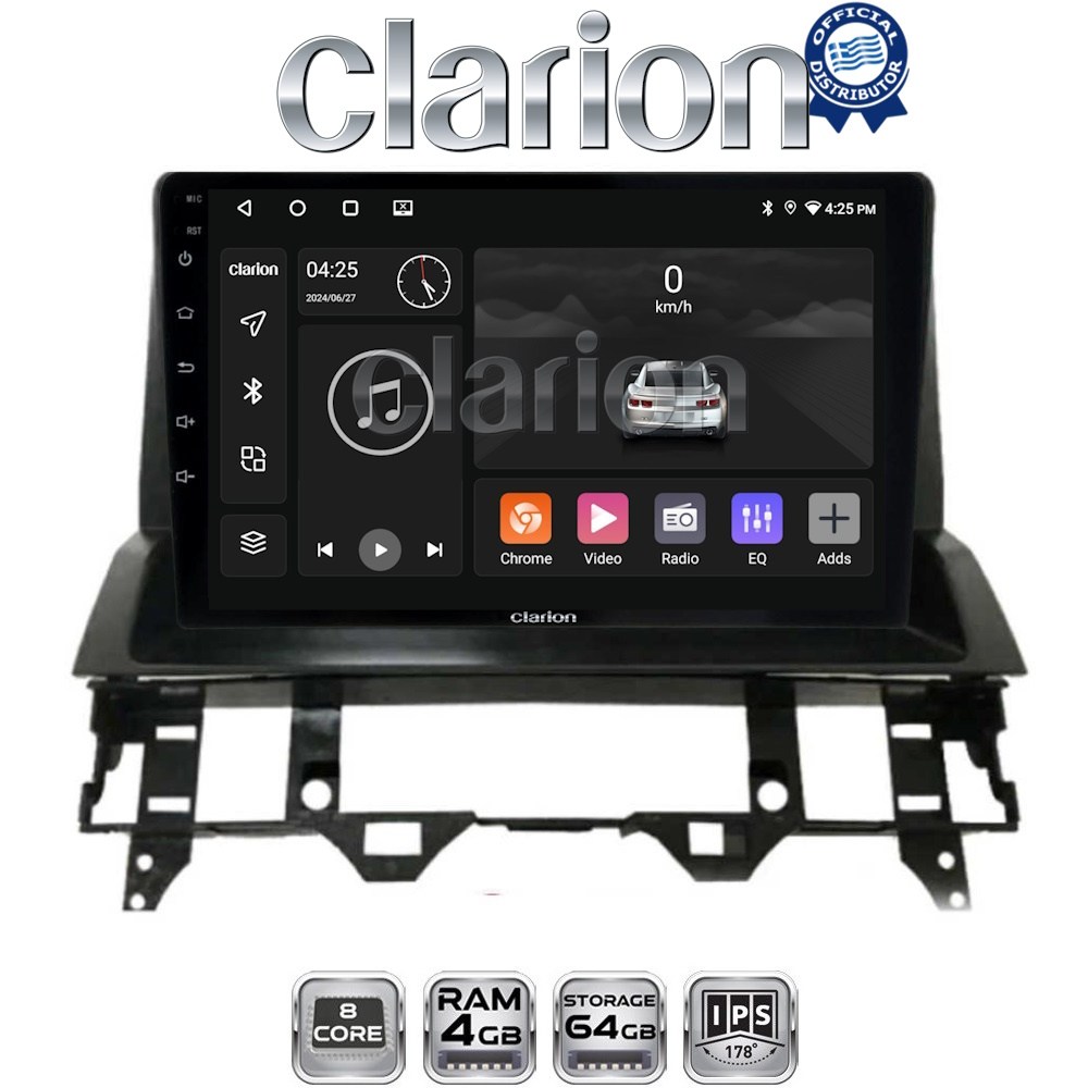 CLARION GL52437 Οθόνη OEM Multimedia Αυτοκινήτου για MAZDA 6 2002 > 2005 (CarPlay/AndroidAuto/BT/GPS/WIFI/GPRS)