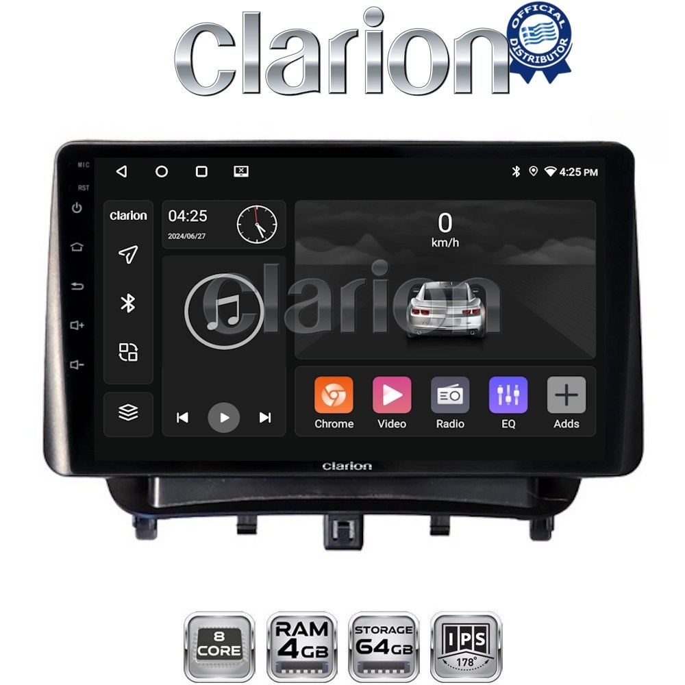 CLARION GL52453 Οθόνη OEM Multimedia Αυτοκινήτου για Ford Transit Courier 2014> (CarPlay/AndroidAuto/BT/GPS/WIFI/GPRS)