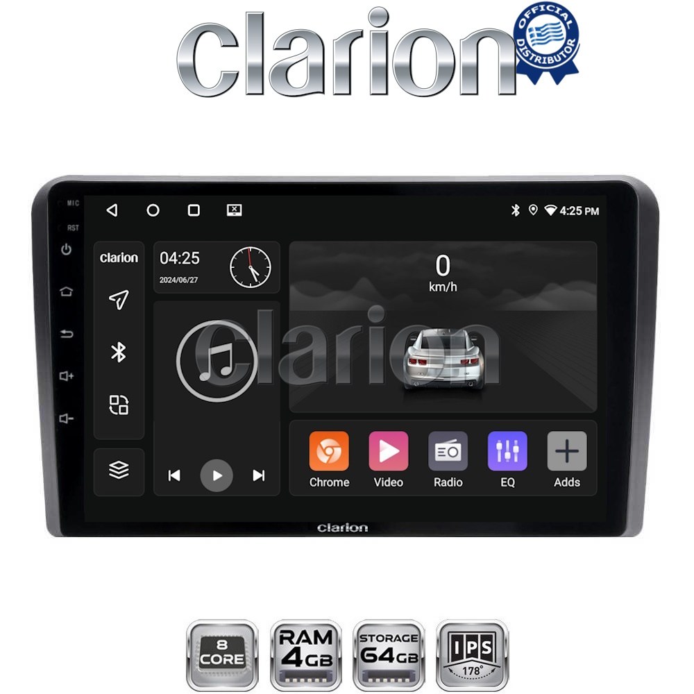 CLARION GL52480 Οθόνη OEM Multimedia Αυτοκινήτου για VW All (CarPlay/AndroidAuto/BT/GPS/WIFI/GPRS)