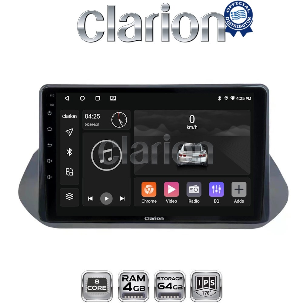 CLARION GL52483 Οθόνη OEM Multimedia Αυτοκινήτου για Nissan Qashqai 2021> (CarPlay/AndroidAuto/BT/GPS/WIFI/GPRS)