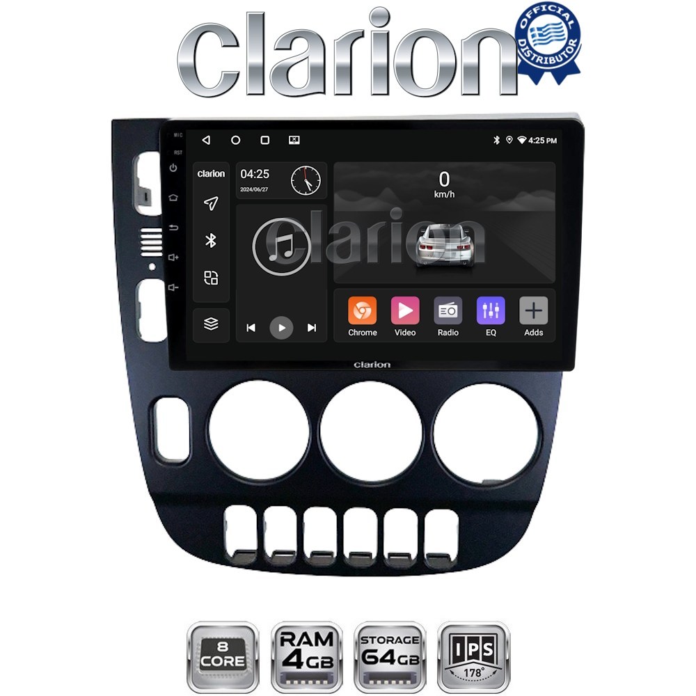 CLARION GL52506 Οθόνη OEM Multimedia Αυτοκινήτου για Mercedes ML W163 1998 > 2002 (CarPlay/AndroidAuto/BT/GPS/WIFI/GPRS)