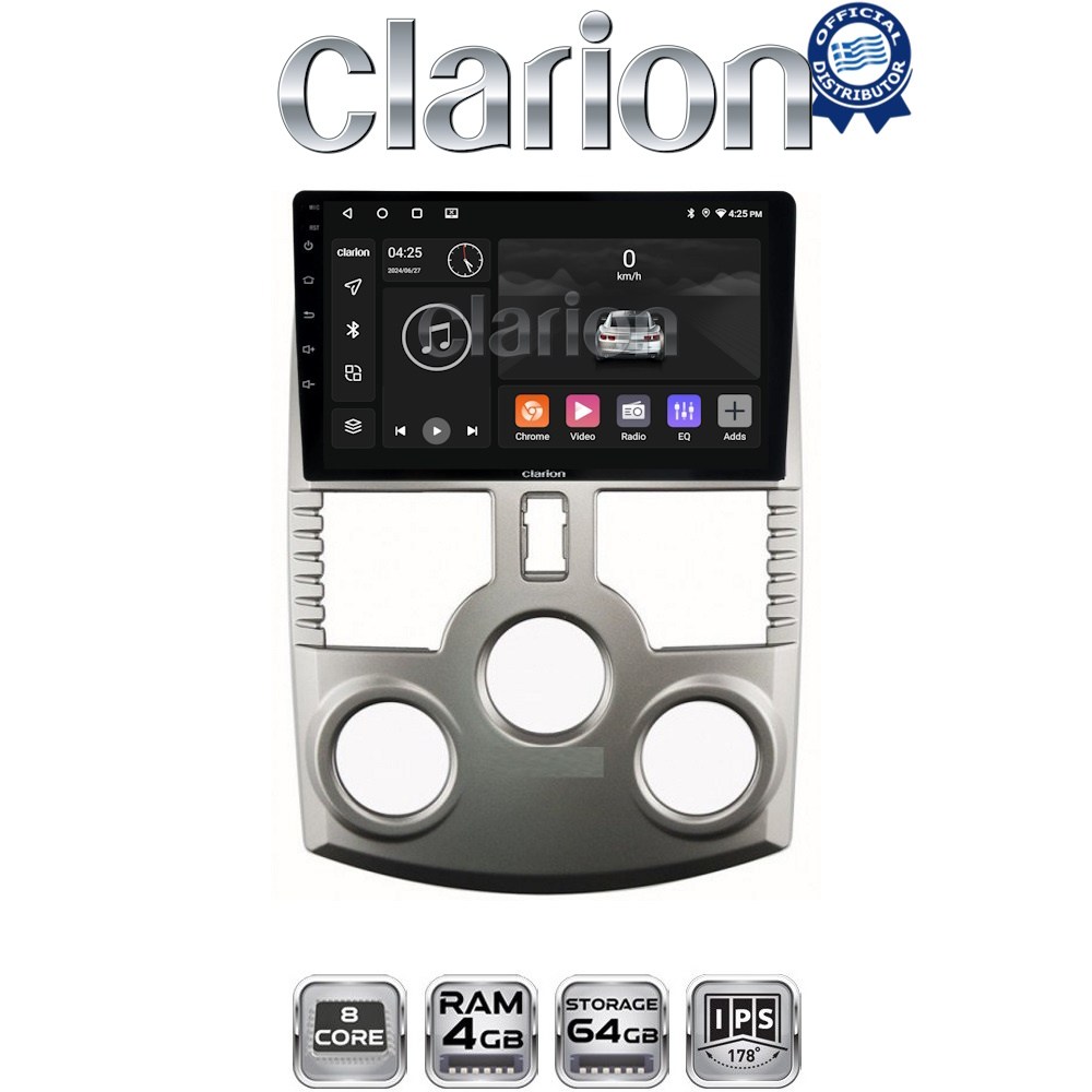 CLARION GL52520 Οθόνη OEM Multimedia Αυτοκινήτου για DAIHATSU TERIOS 2007> 2018 (CarPlay/AndroidAuto/BT/GPS/WIFI/GPRS)