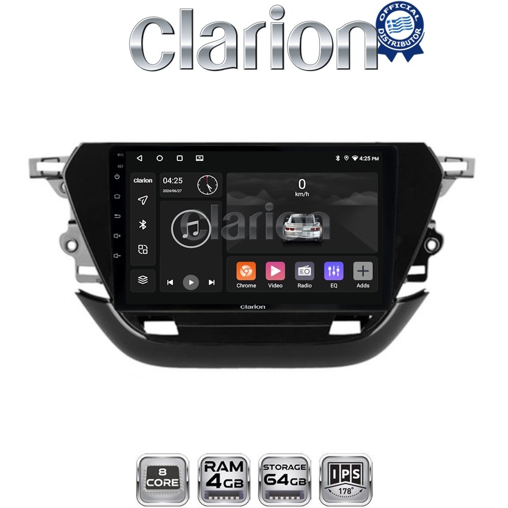CLARION GL52523 Οθόνη OEM Multimedia Αυτοκινήτου για Opel Corsa F 2021 > (CarPlay/AndroidAuto/BT/GPS/WIFI/GPRS)