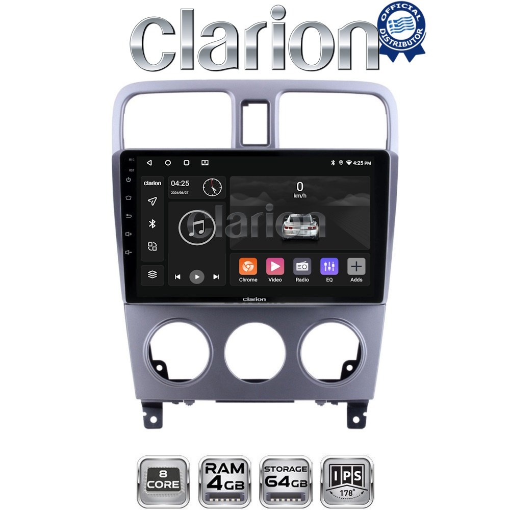 CLARION GL52526 Οθόνη OEM Multimedia Αυτοκινήτου για SUBARU FORESTER 2002>2007 (CarPlay/AndroidAuto/BT/GPS/WIFI/GPRS)