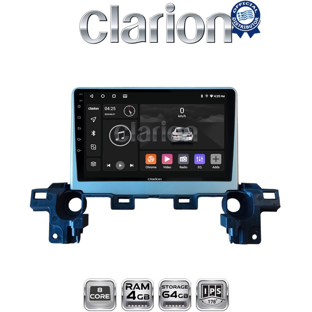 CLARION GL52538 Οθόνη OEM Multimedia Αυτοκινήτου για Mazda CX-5 2018 > (CarPlay/AndroidAuto/BT/GPS/WIFI/GPRS)