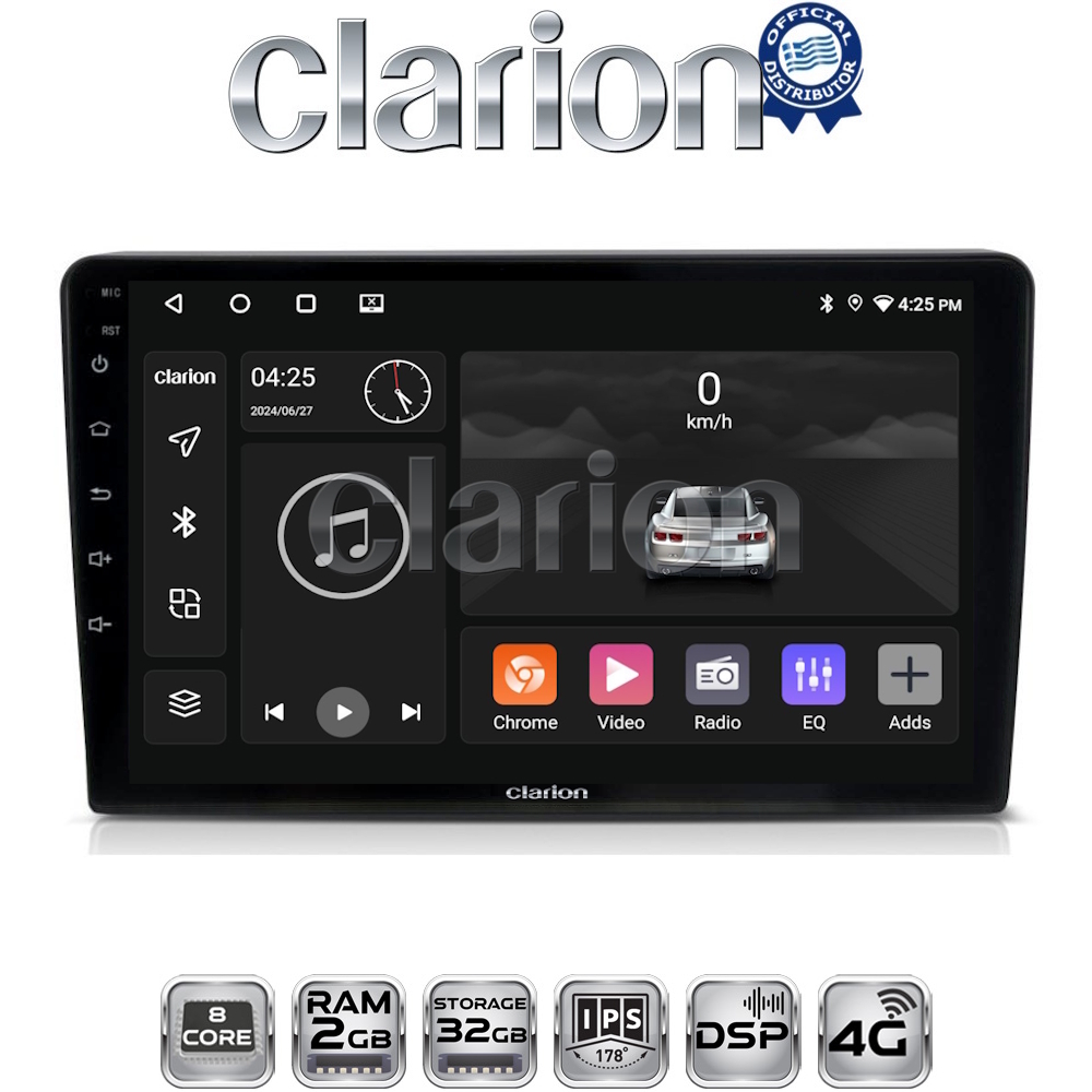 CLARION GL71086 Οθόνη OEM Multimedia Αυτοκινήτου για KIA CEED 2009>2012 (CarPlay/AndroidAuto/BT/GPS/WIFI/GPRS)