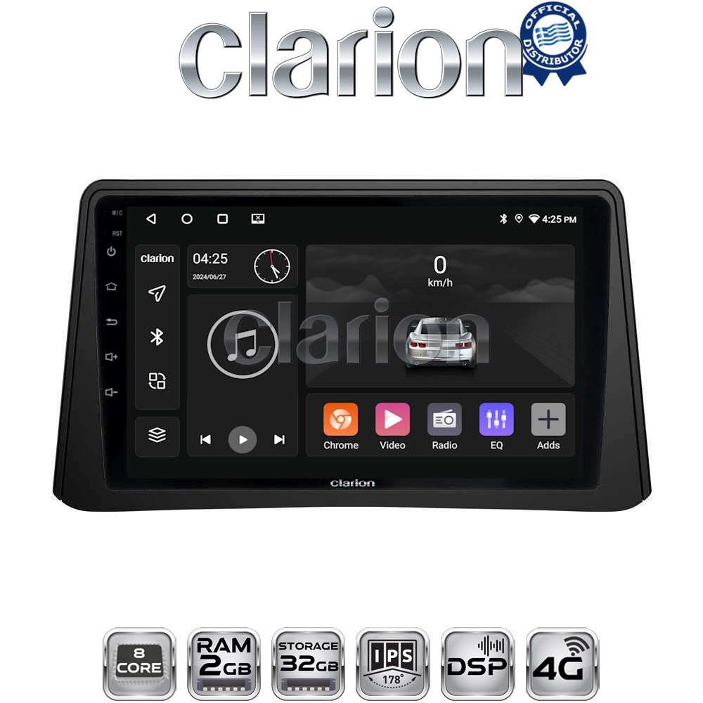 CLARION GL71235 Οθόνη OEM Multimedia Αυτοκινήτου για Opel Mokka 2012 > 2015 (CarPlay/AndroidAuto/BT/GPS/WIFI/GPRS)