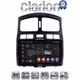 CLARION GL71317 Οθόνη OEM Multimedia Αυτοκινήτου για Hyundai SantaFe 2004 > 2006 (CarPlay/AndroidAuto/BT/GPS/WIFI/GPRS)