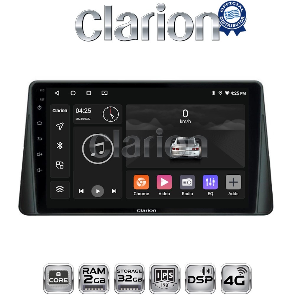 CLARION GL71357 Οθόνη OEM Multimedia Αυτοκινήτου για FORD  FOCUS 2019> (CarPlay/AndroidAuto/BT/GPS/WIFI/GPRS)