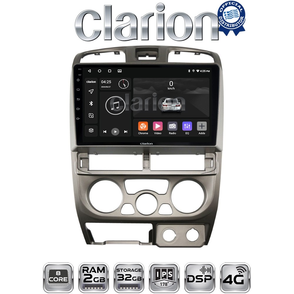 CLARION GL71426 Οθόνη OEM Multimedia Αυτοκινήτου για Isuzu D-Max 2002 > 2007 (CarPlay/AndroidAuto/BT/GPS/WIFI/GPRS)