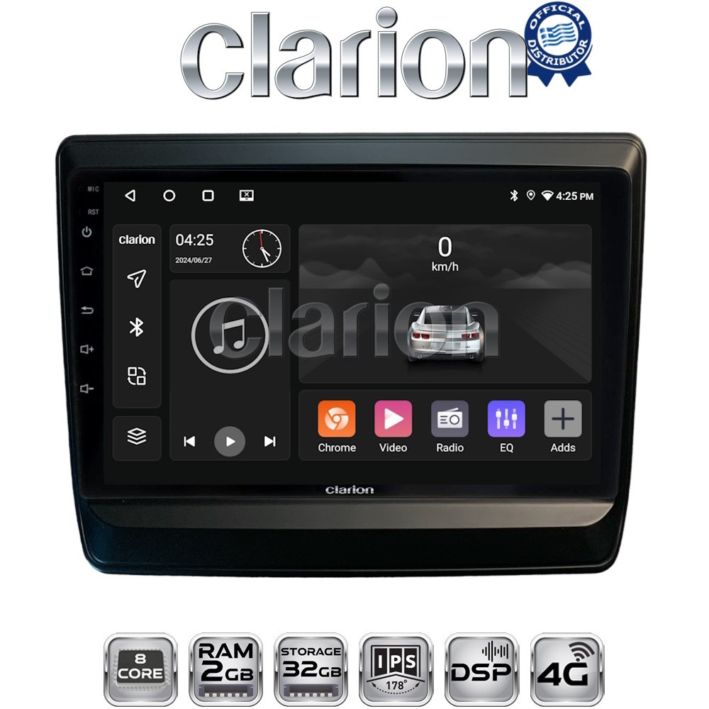 CLARION GL71431 Οθόνη OEM Multimedia Αυτοκινήτου για Isuzu DMAX 2021> (CarPlay/AndroidAuto/BT/GPS/WIFI/GPRS)