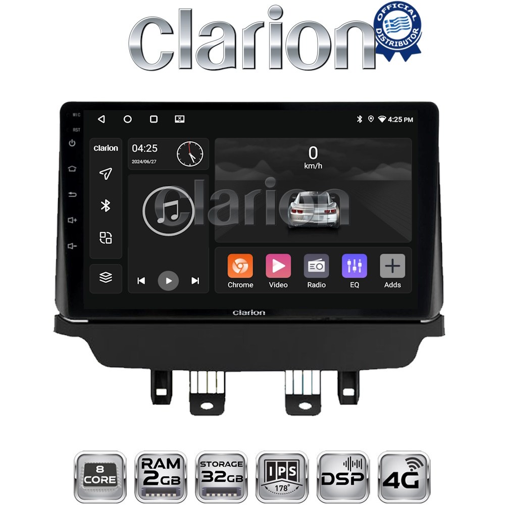 CLARION GL71442 Οθόνη OEM Multimedia Αυτοκινήτου για Mazda CX-3 2014 - 2021 (CarPlay/AndroidAuto/BT/GPS/WIFI/GPRS)