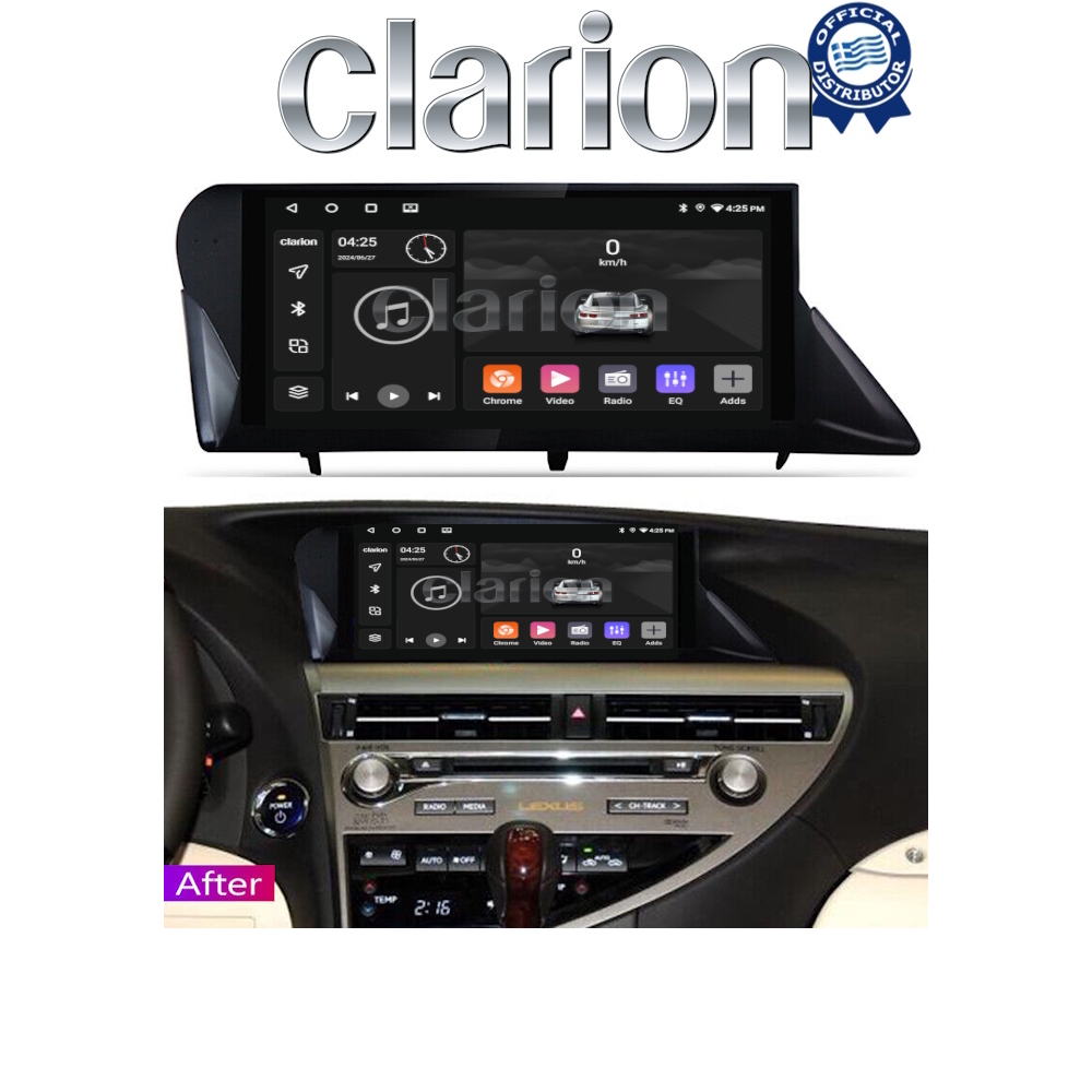 CLARION GL71800 Οθόνη OEM Multimedia Αυτοκινήτου για LEXUS RX 2009 > 2014 (CarPlay/AndroidAuto/BT/GPS/WIFI/GPRS)