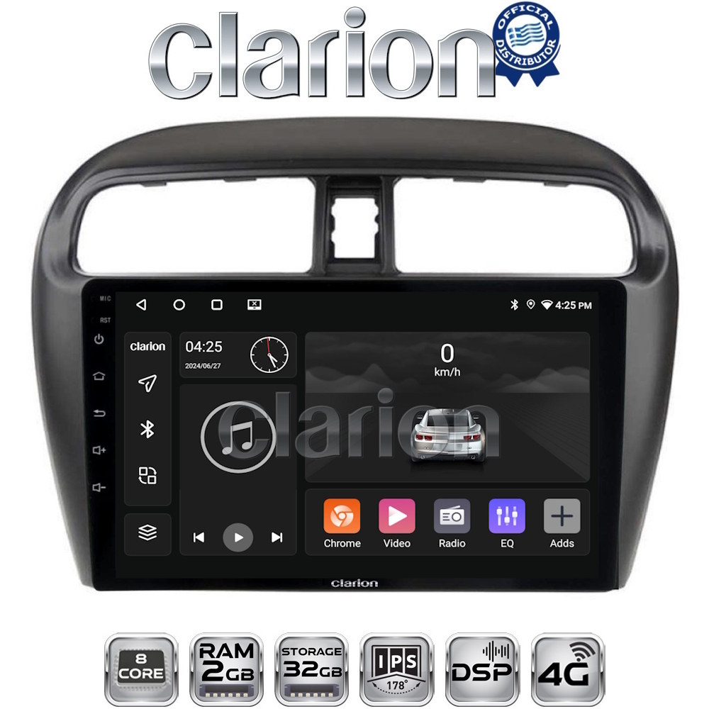 CLARION GL71850 Οθόνη OEM Multimedia Αυτοκινήτου για Mitsubishi Spacestar 2013> (CarPlay/AndroidAuto/BT/GPS/WIFI/GPRS)