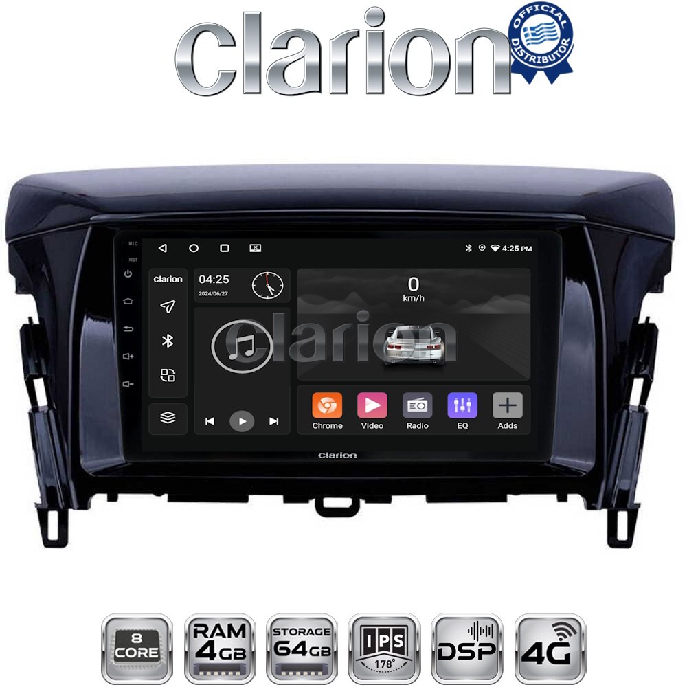 CLARION GL72030 Οθόνη OEM Multimedia Αυτοκινήτου για MITSUBISHI ECLIPSE CROSS 2018> (CarPlay/AndroidAuto/BT/GPS/WIFI/GPRS)