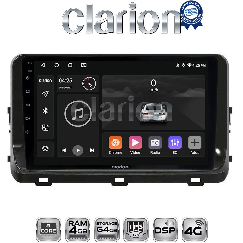 CLARION GL72123 Οθόνη OEM Multimedia Αυτοκινήτου για KIA XCEED 2018> (CarPlay/AndroidAuto/BT/GPS/WIFI/GPRS)