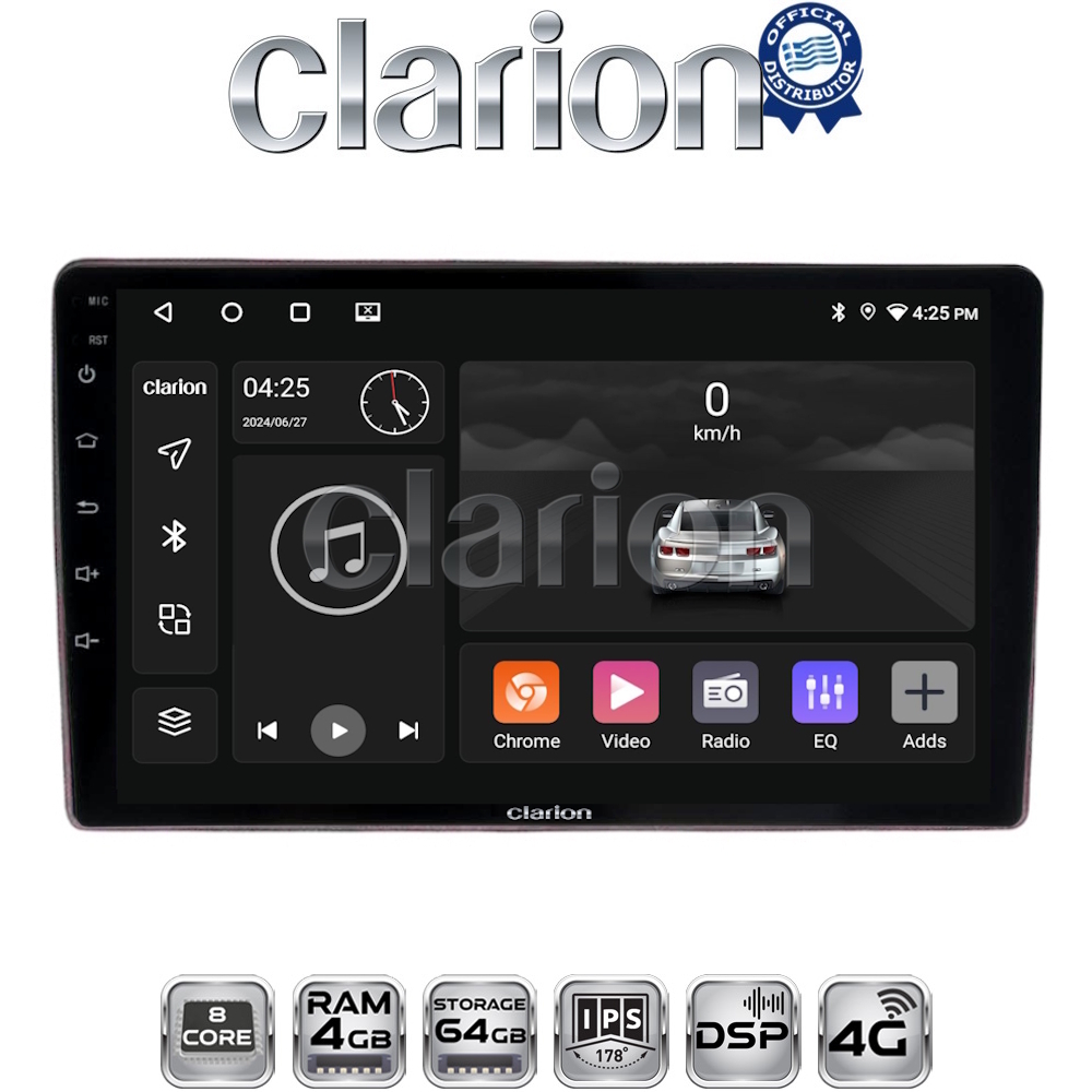 CLARION GL72159 Οθόνη OEM Multimedia Αυτοκινήτου για Alfa Romeo 159 (CarPlay/AndroidAuto/BT/GPS/WIFI/GPRS)