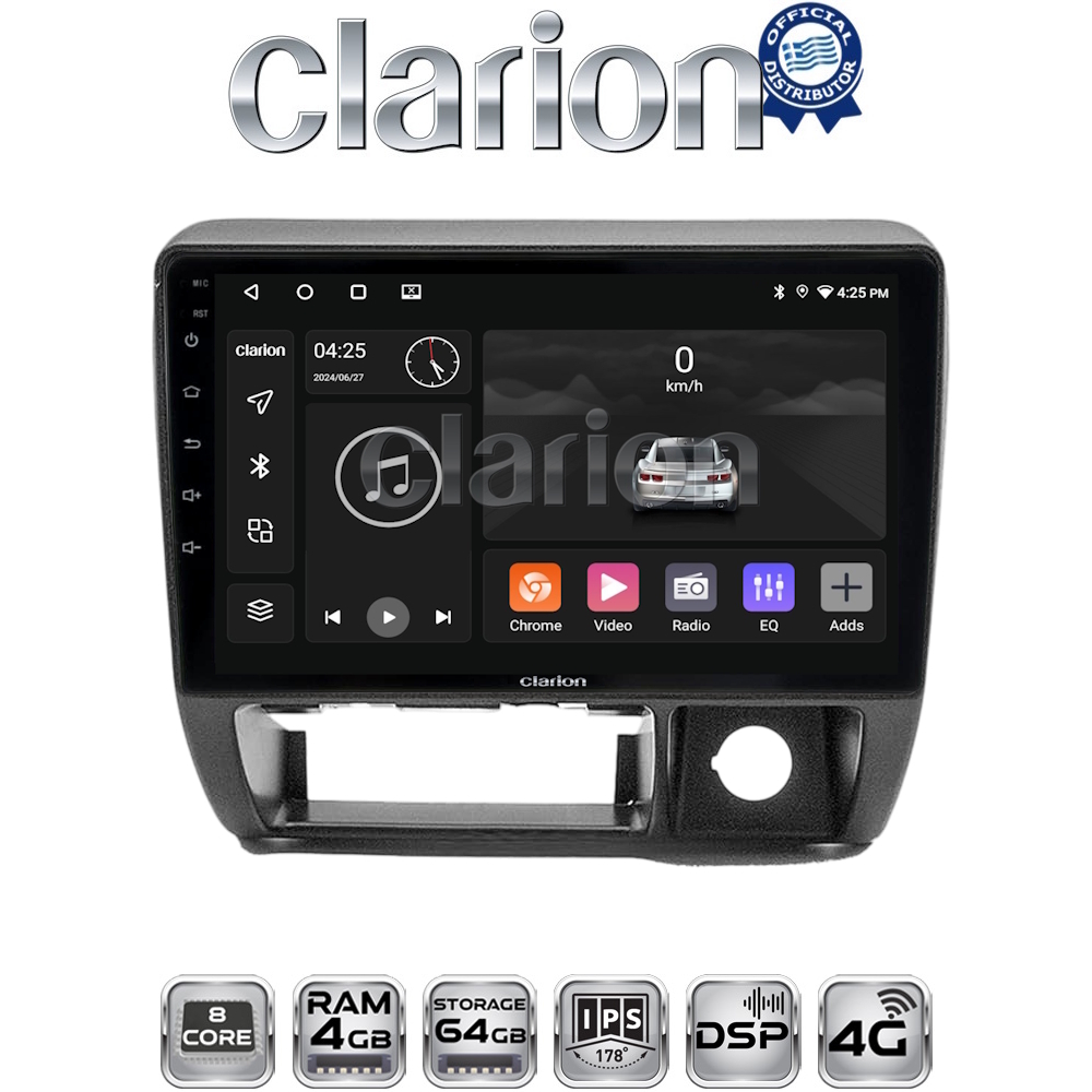 CLARION GL72185 Οθόνη OEM Multimedia Αυτοκινήτου για Suzuki Jimny 1998 > 2005 (CarPlay/AndroidAuto/BT/GPS/WIFI/GPRS)
