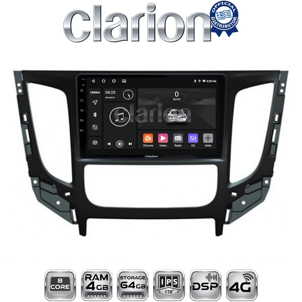 CLARION GL72230 Οθόνη OEM Multimedia Αυτοκινήτου για Mitsubishi L200 2014> (CarPlay/AndroidAuto/BT/GPS/WIFI/GPRS)