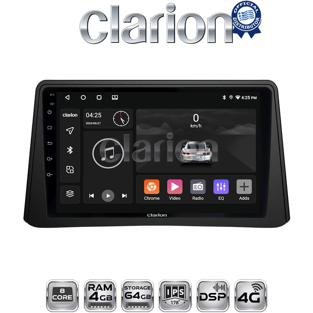 CLARION GL72235 Οθόνη OEM Multimedia Αυτοκινήτου για Opel Mokka 2012 > 2015 (CarPlay/AndroidAuto/BT/GPS/WIFI/GPRS)