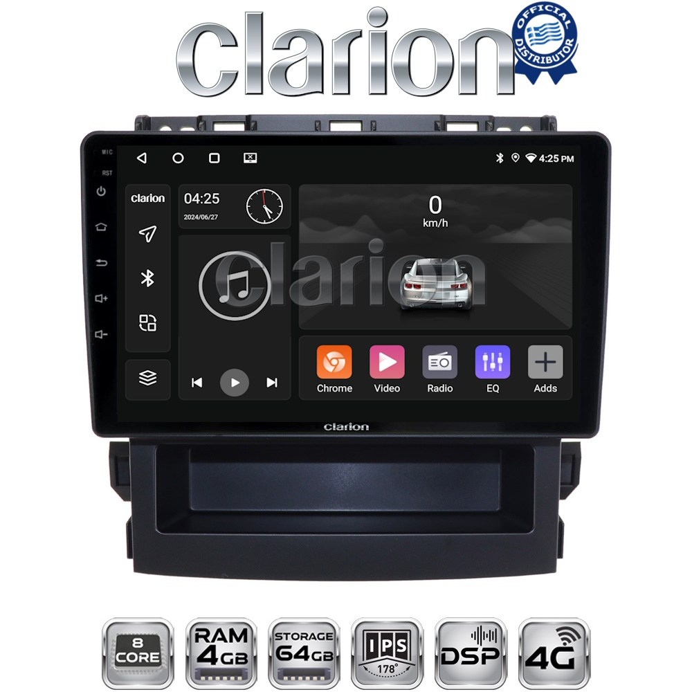 CLARION GL72264 Οθόνη OEM Multimedia Αυτοκινήτου για Subaru Forester 2019 > (CarPlay/AndroidAuto/BT/GPS/WIFI/GPRS)