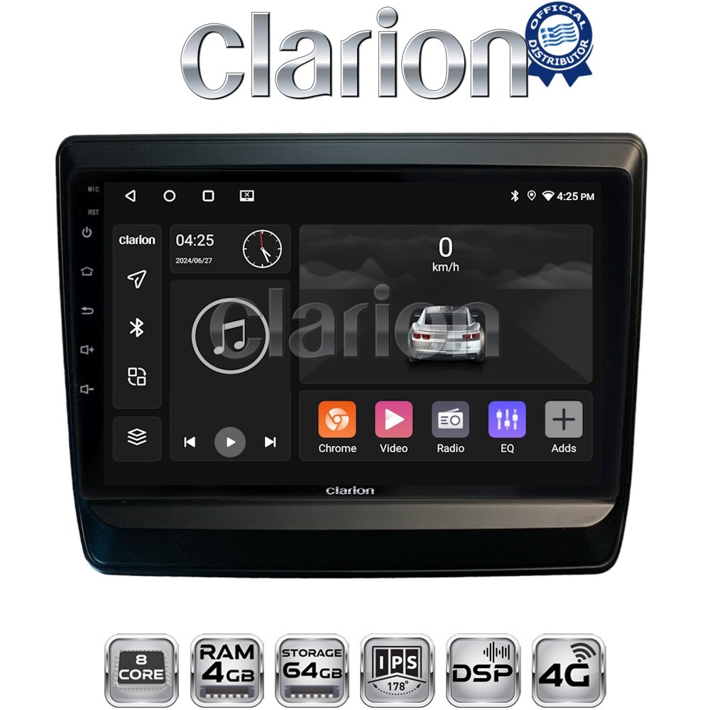 CLARION GL72431 Οθόνη OEM Multimedia Αυτοκινήτου για Isuzu DMAX 2021> (CarPlay/AndroidAuto/BT/GPS/WIFI/GPRS)