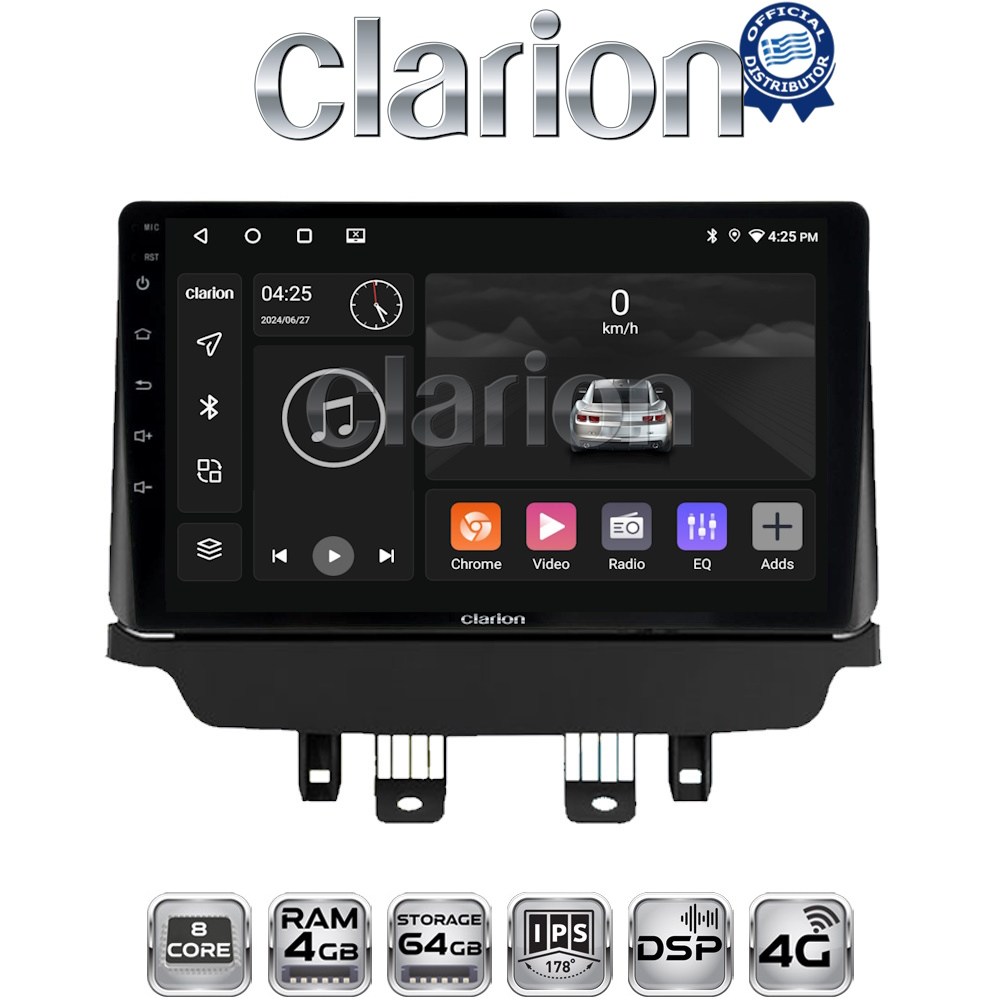 CLARION GL72442 Οθόνη OEM Multimedia Αυτοκινήτου για Mazda CX-3 2014 - 2021 (CarPlay/AndroidAuto/BT/GPS/WIFI/GPRS)
